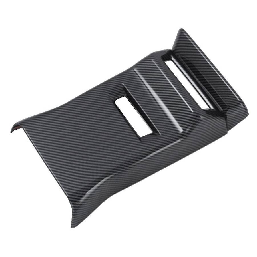 Carbon Fiber Car Rear Exhaust Air Vent Kick Plate Cover Decoration