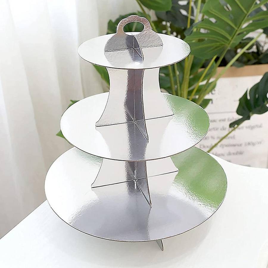 3-tier Cupcake Holder Dessert Tower for 24 Cupcakes, for Birthday