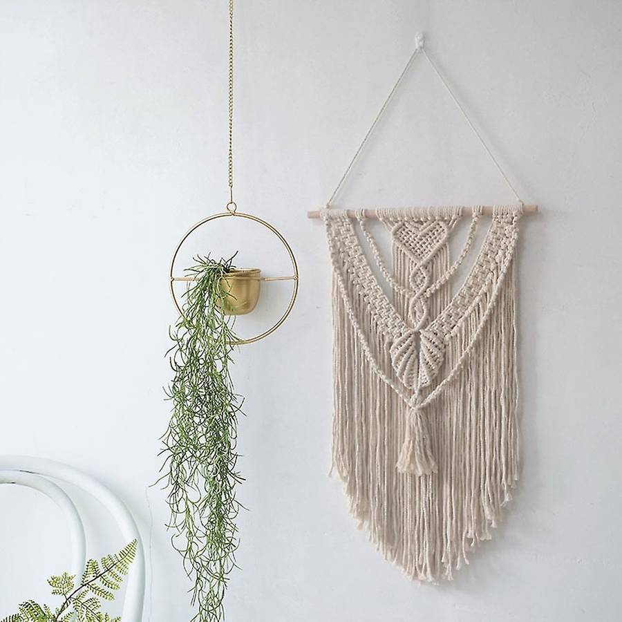 Macrame Wall Hanging Boho Home Decor for Apartment Gallery Gift Ideas