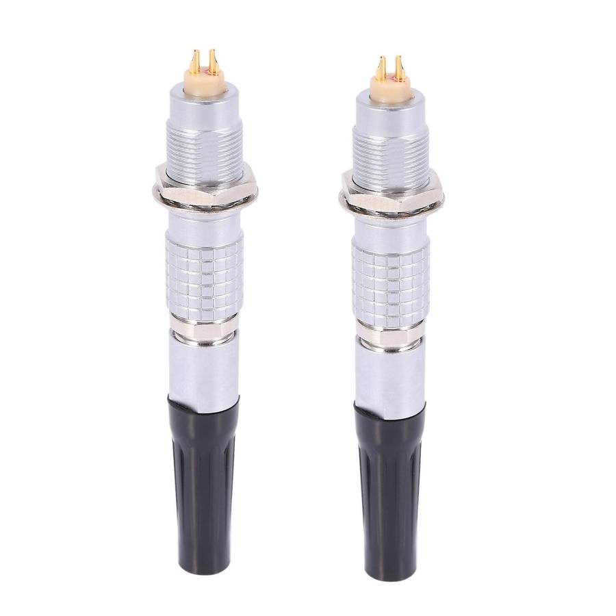 2x 2pin Push Pull Circular Aviation Connector Compatible