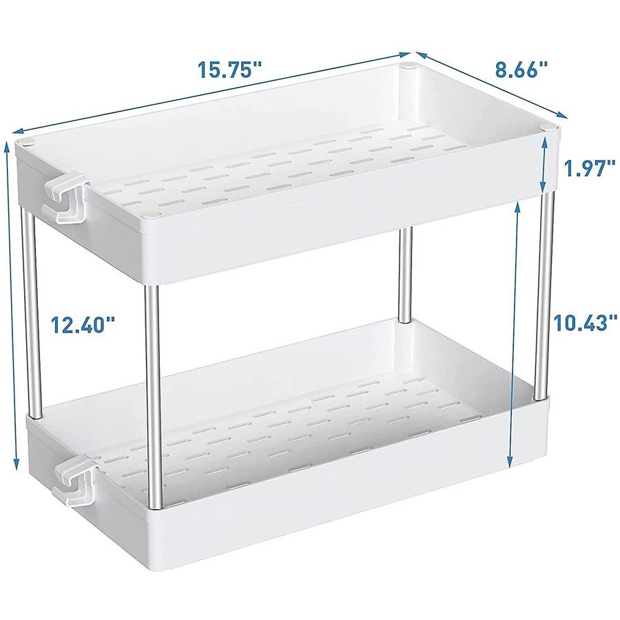 Under Sink Storage Organizer, Bath Collection Slide-out Baskets-1