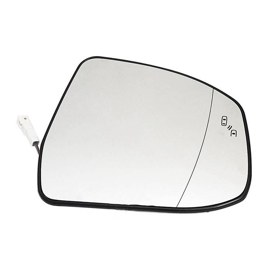 Right Door Wing Side Mirror Glass Heated Blind Spot Warning