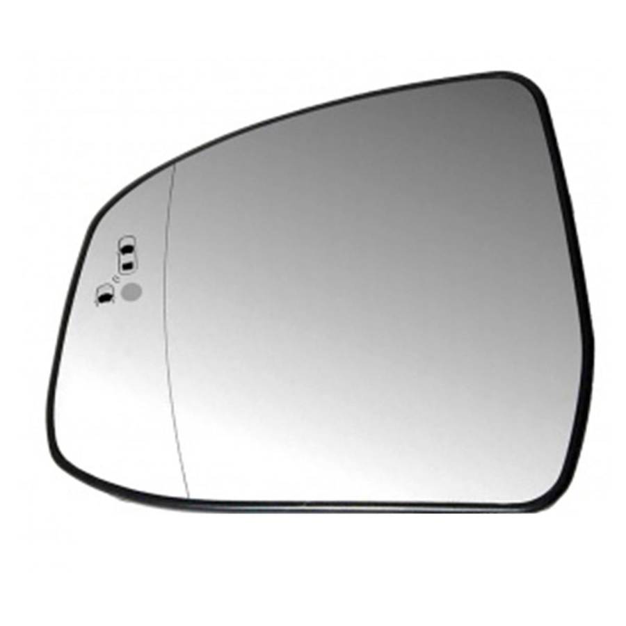Left Door Wing Side Mirror Glass Heated Blind Spot Warning