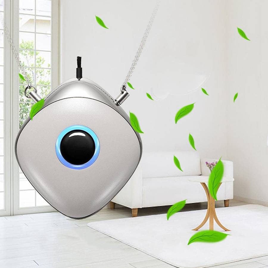 Necklace Usb Air Cleaner Mini Ionic Purifier Wearable for Home Car D