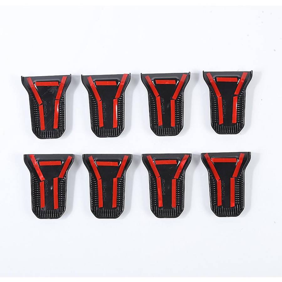 Door Hinge Cover Trim Accessories for 2018-2022 Jeep (black 8pcs)