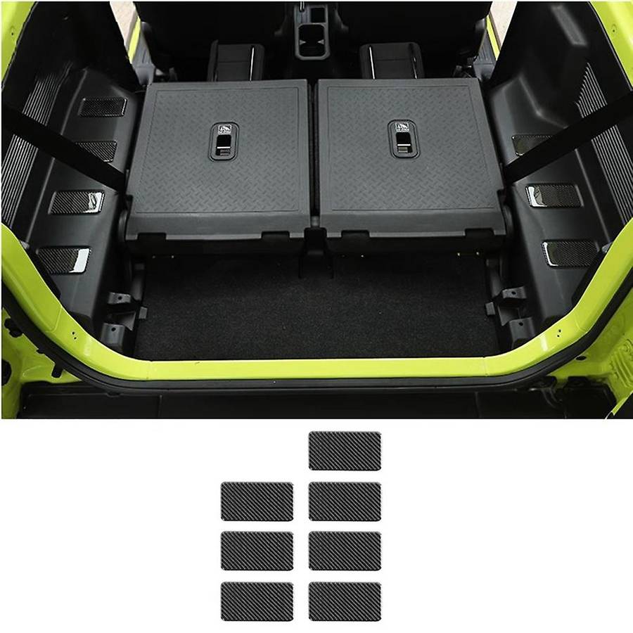 Car Rear Row Stickers for Suzuki Jimny 2019-2022,carbon Fiber