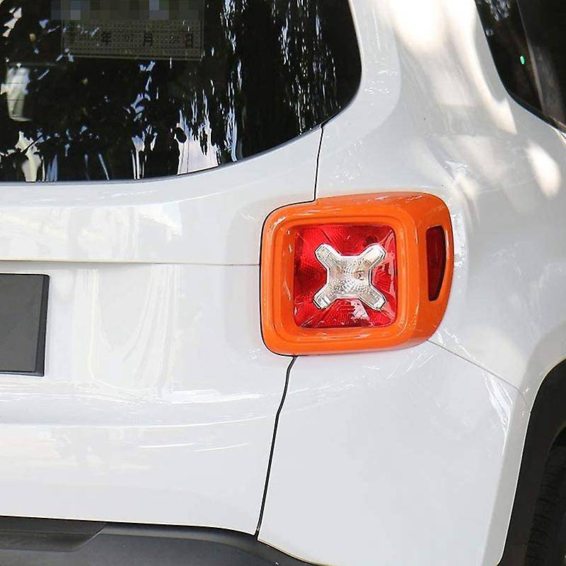 Car Tail Light Cover Rear Lamp Frame Trim for Jeep Renegade 2016 2017