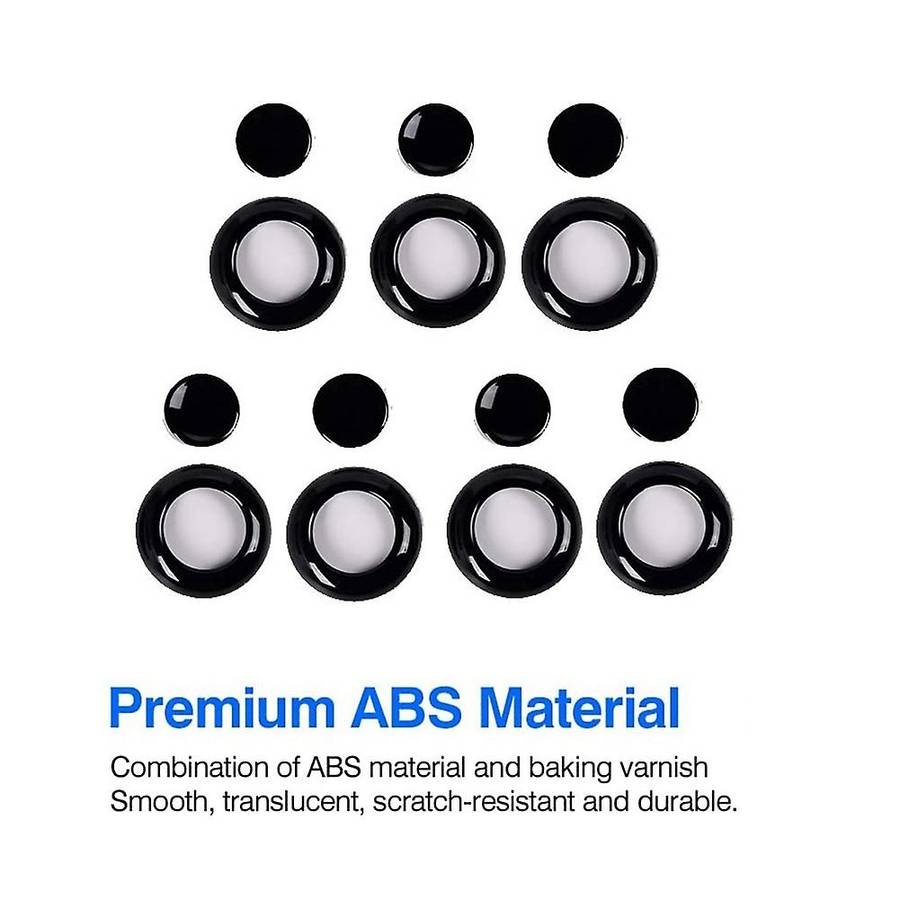 Car Seat Headrest Adjustment Button Cover Trim Sticker,b