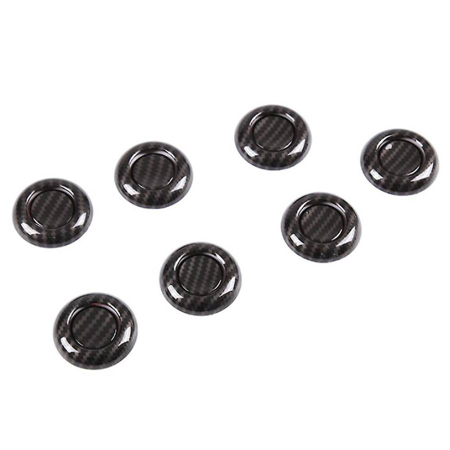Car Seat Headrest Adjustment Button Cover Trim Sticker,a