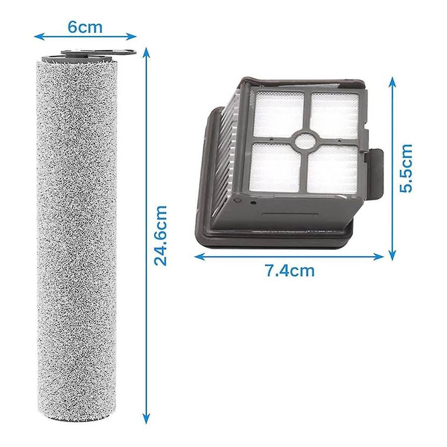 Hepa Filter and Brush Roller for Dreame H11/h11 Max Vacuum Cleaner
