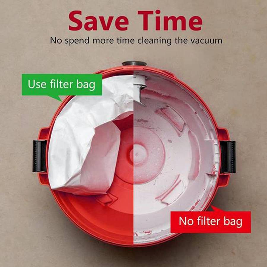 12 Pack Vacuum Dust Collection Bag for Shop Vac Type Ll 4 Gallons