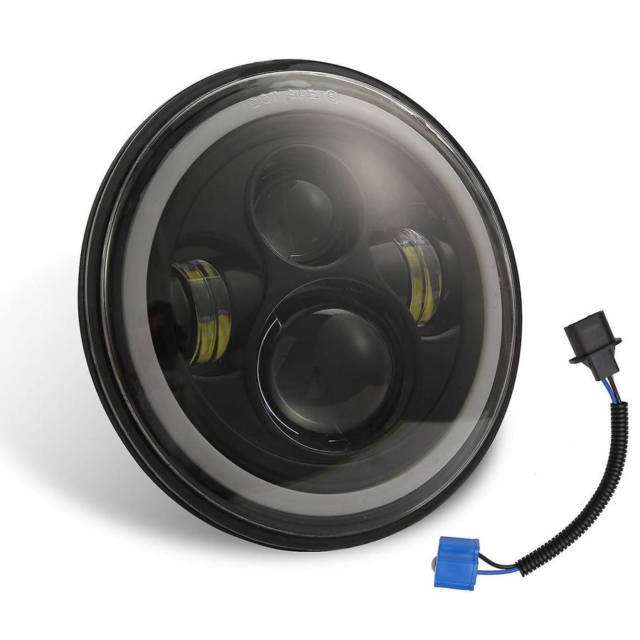7 Inch Round Led Headlights for Jeep Wrangler Cj Jk Lj 1997-2019