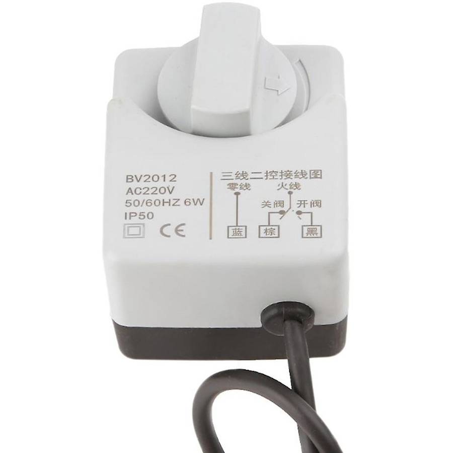 Ac220v Dn15 2 Way 3 Wires Motorized Ball Valve Electric Actuator