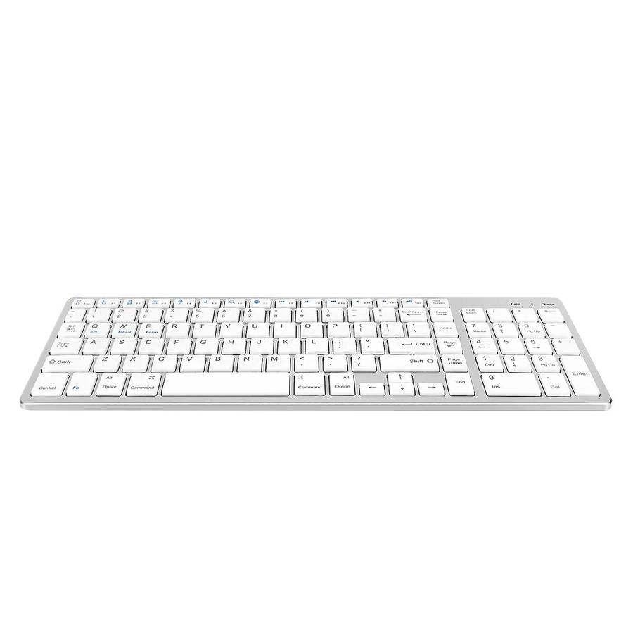 Wireless Bluetooth Keyboard for Laptop Pc Windows Ios White