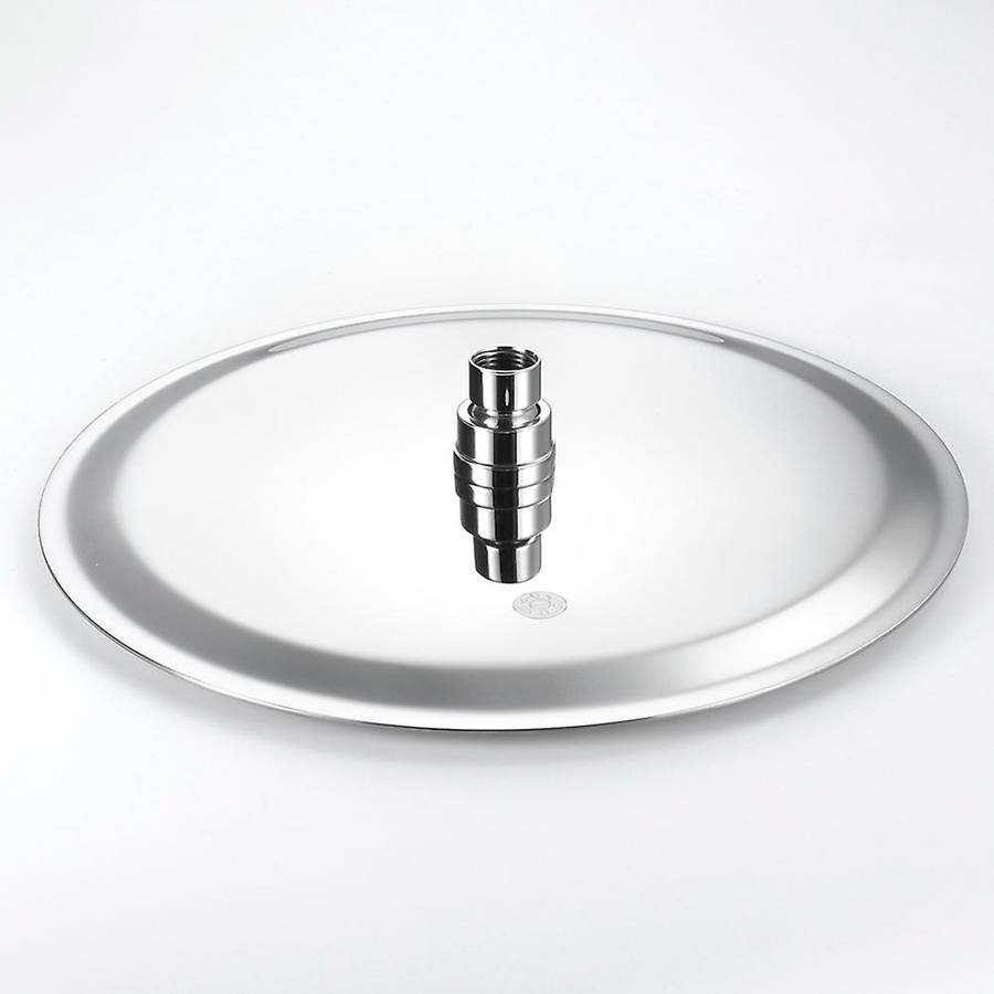 Round Stainless Steel Shower Head Rainfall Shower Chrome 200x200mm