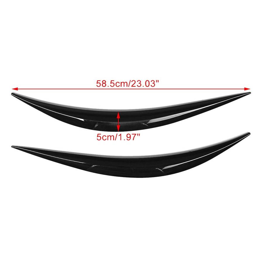Headlight Lid Gloss Black for Infiniti Q50 2014 2015 2016 2017 2018