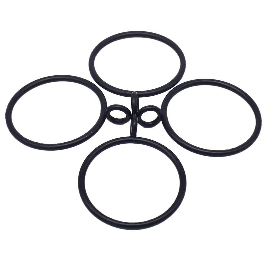 40 Pack 1.5 Inch (38mm) Inner Diameter Metal Curtain Rings