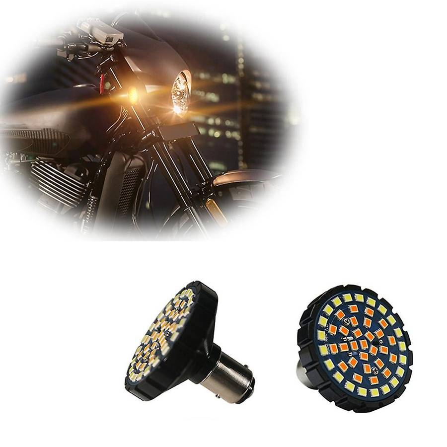2-inch Led Front Turn Signal Light Bulbs for Touring Road King Dyna