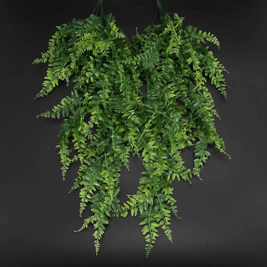 Plants Vines Fern Persian Rattan Fake Hanging Plant -8 Pcs