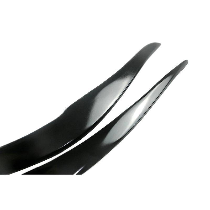 Glossy Black Headlights Eyebrow Eyelid Sticker For-bmw