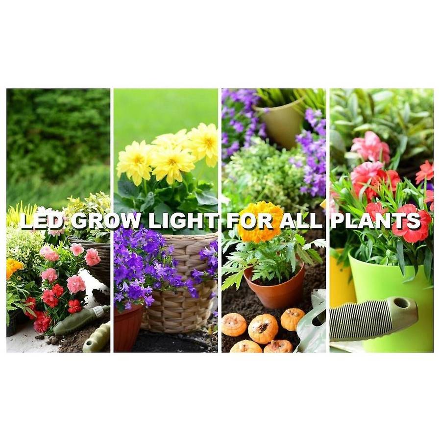 60w Grow Light for Indoor Plants with Auto On/off, Led Plant Lights