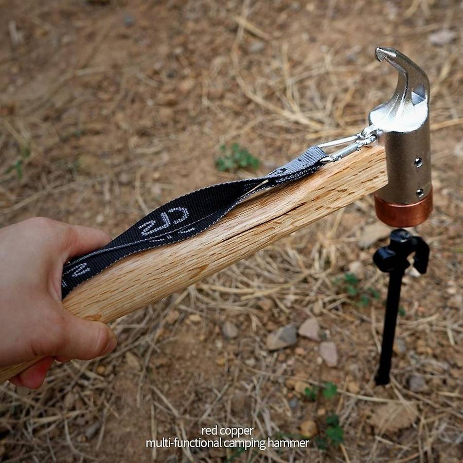 Cls Outdoor Camping Copper Head Stainless Steel Hammer Tent Nail