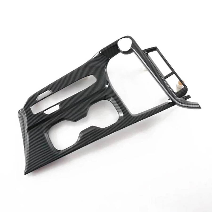 Car Carbon Fiber Center Console Gear Shift Panel Frame Cover Trim Car
