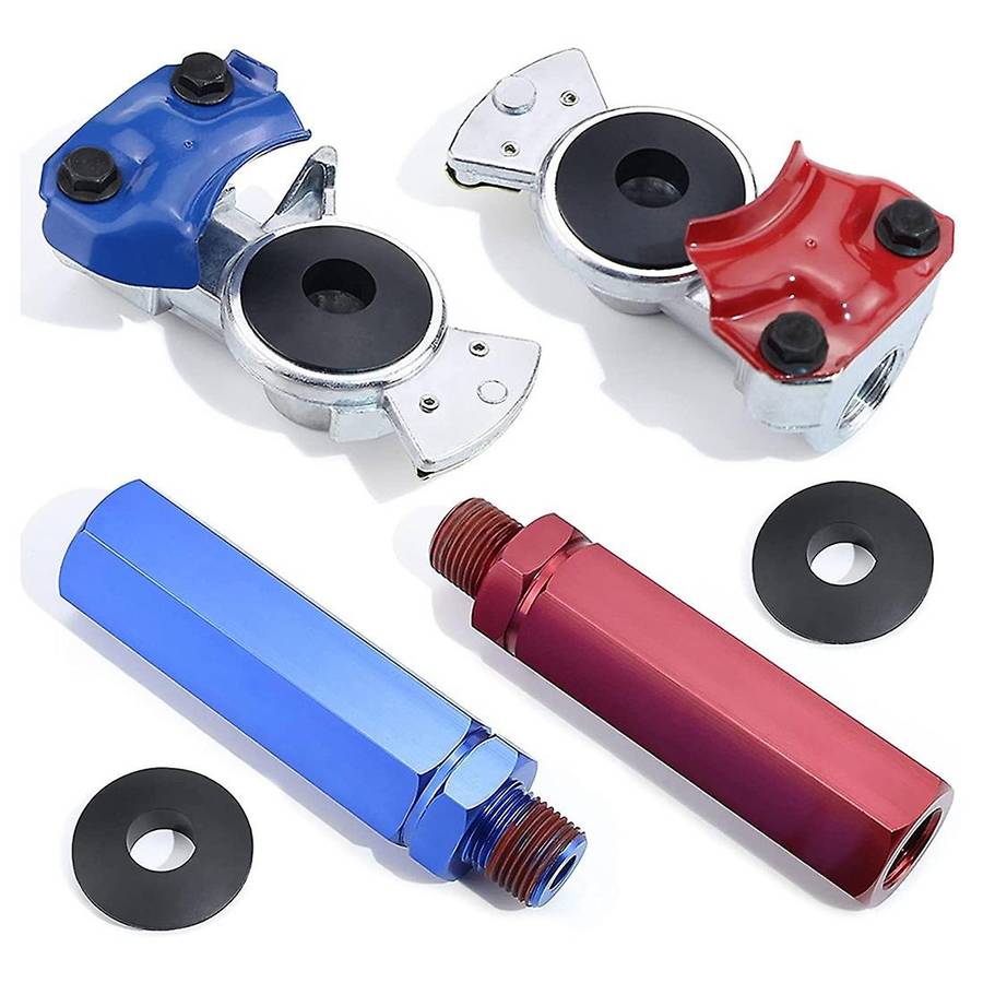 Glad Hand Grips Set with Seals, for Semi Trucks Trailers Tractors Rvs