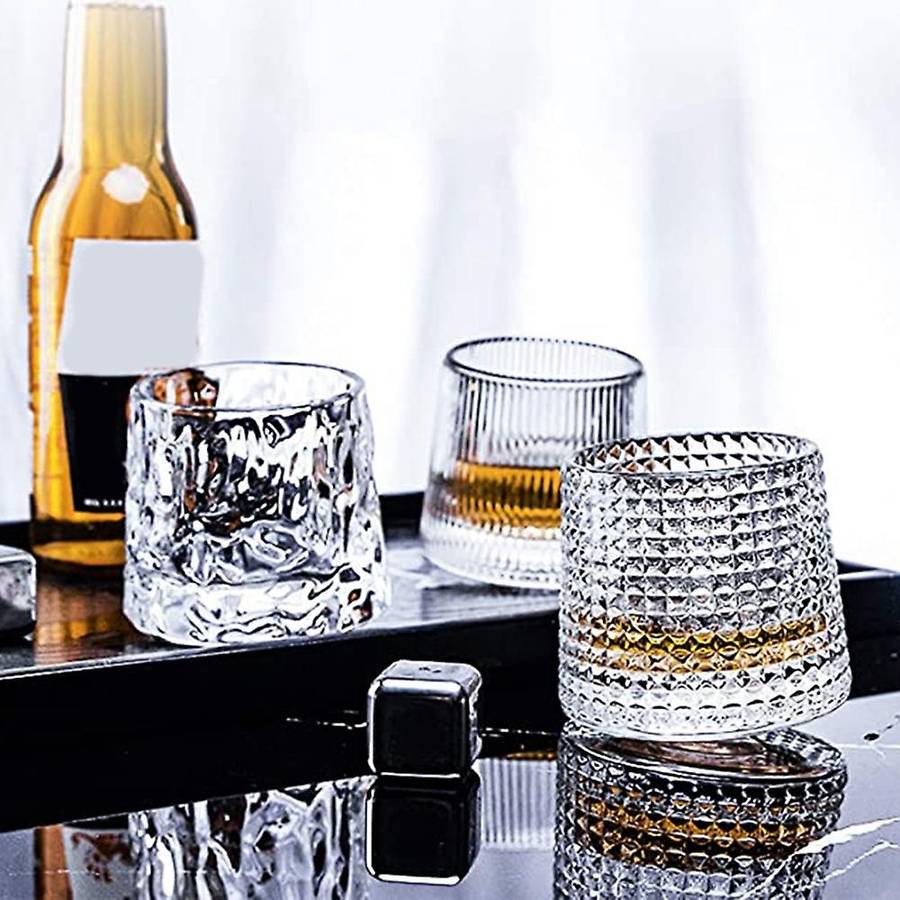 Rotatable Old-fashioned Glass Glass Suitable for Drinking Bourbon