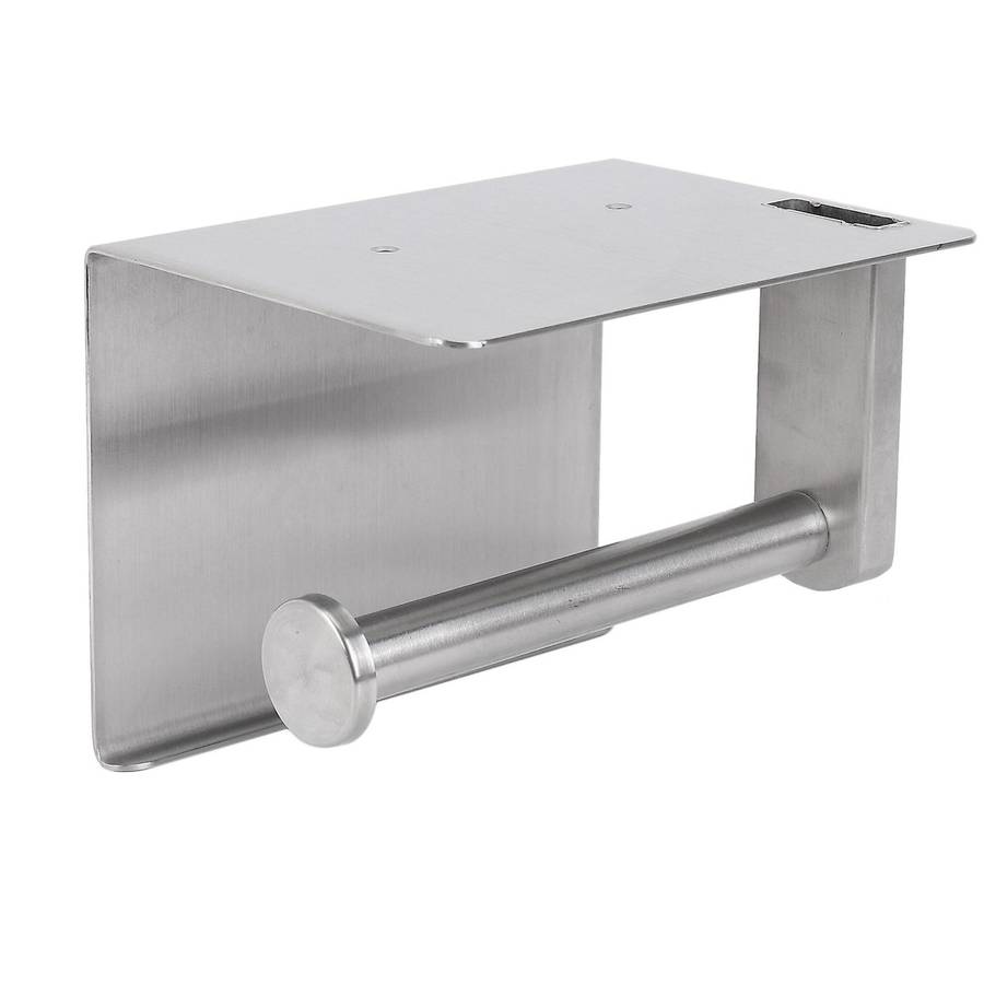 Self-adhesive Or Wall-drilling Toilet Paper Tissue Holders Storage