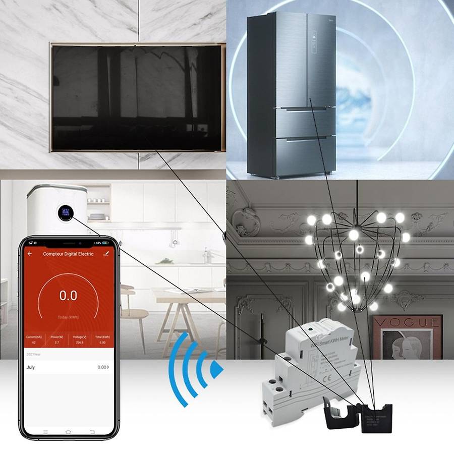 Atms1603 Tuya Single Phase Wifi Intelligent Energy Meter
