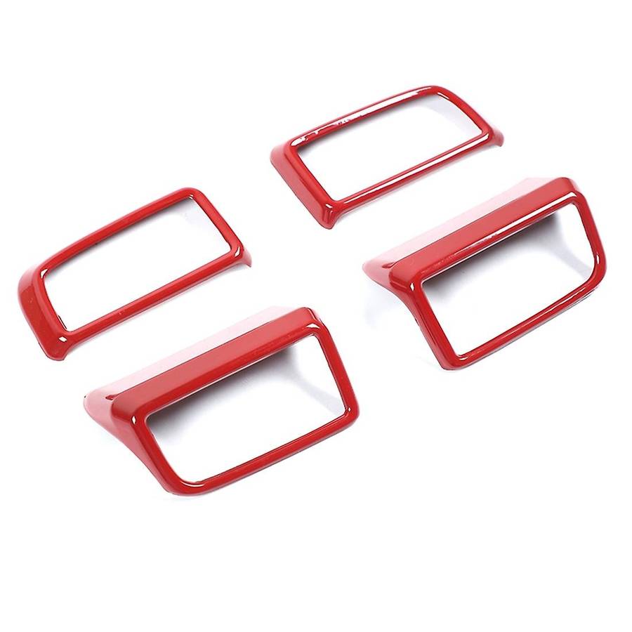 Car Dashboard Console Volt Meter Oil Temp Panel Cover Trim Red
