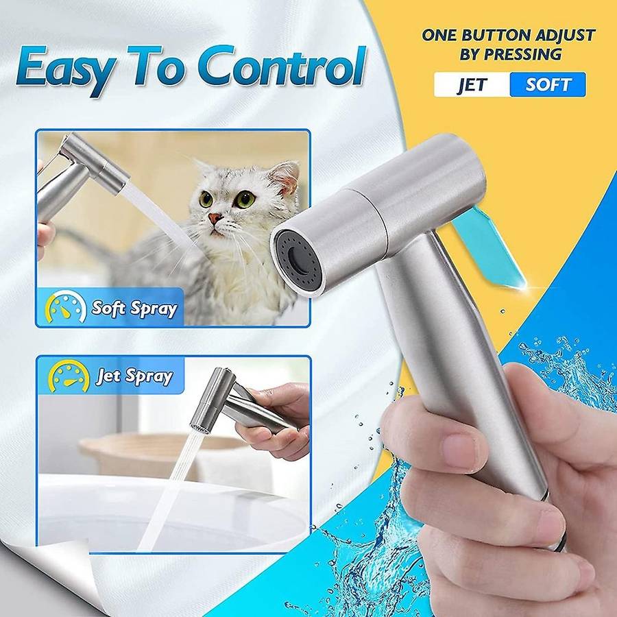 Bidet Sprayer for Toilet, Sprayer Kit with Adjustable Jet Spray