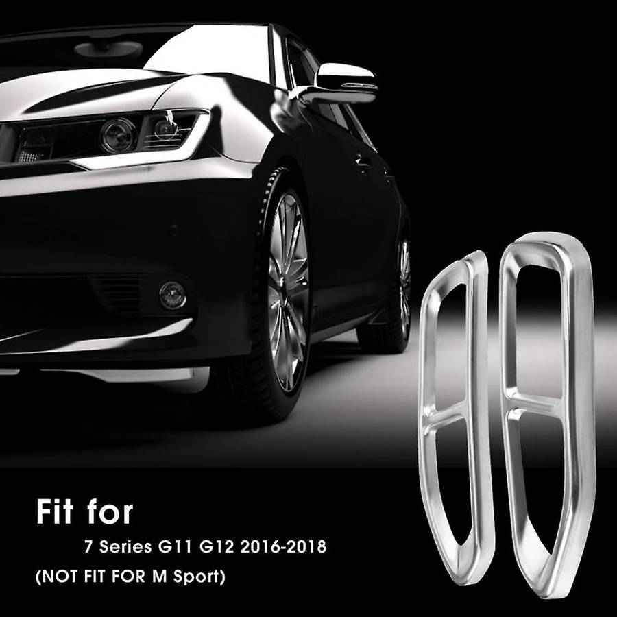 Car Stainless Steel Tail Exhaust Pipe Output Cover For-bmw 7 Series