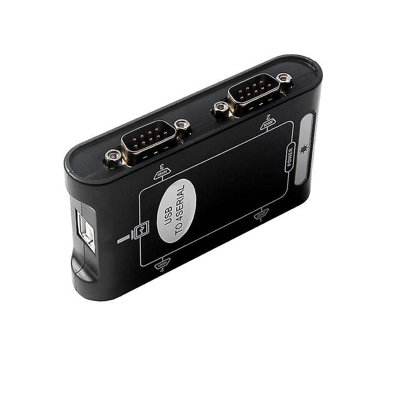 4 Port Rs232 to Usb 2.0 Adapter Usb Serial Db9 Com Controller Card