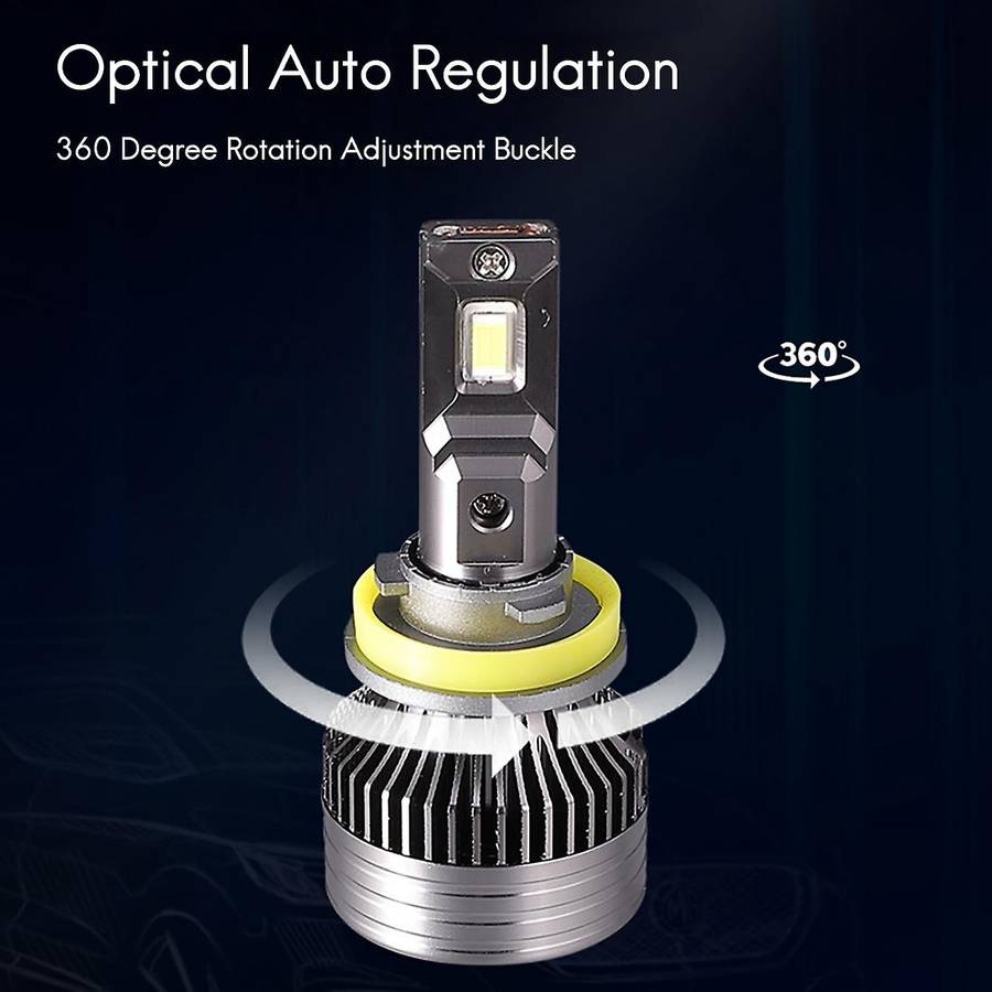 H8/h9/h11 Led Headlight Bulbs 12000lm 120w Led Headlights Pack Of 2