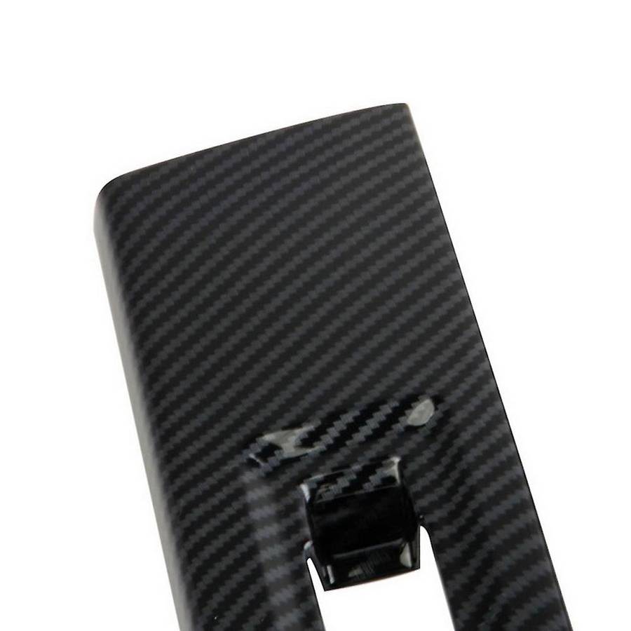Car Carbon Fiber Abs Glass Lift Frame Decoration Cover Trim Stickers
