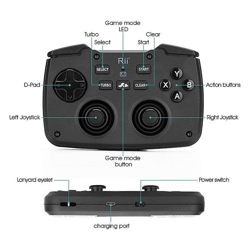 Rii Game Controller Keyboard Mouse Combo for Pc/raspberry Pi2/android