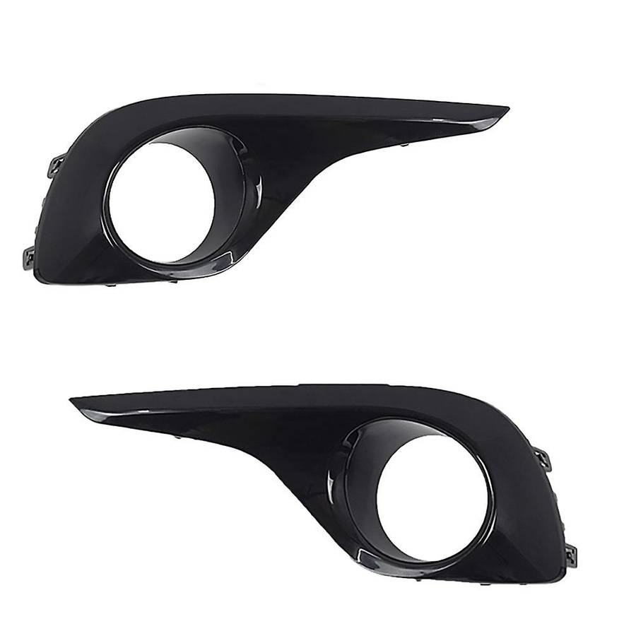 1 Pair Fog Lamp Shell Bumper Grille for Toyota Highlander 2012-2014