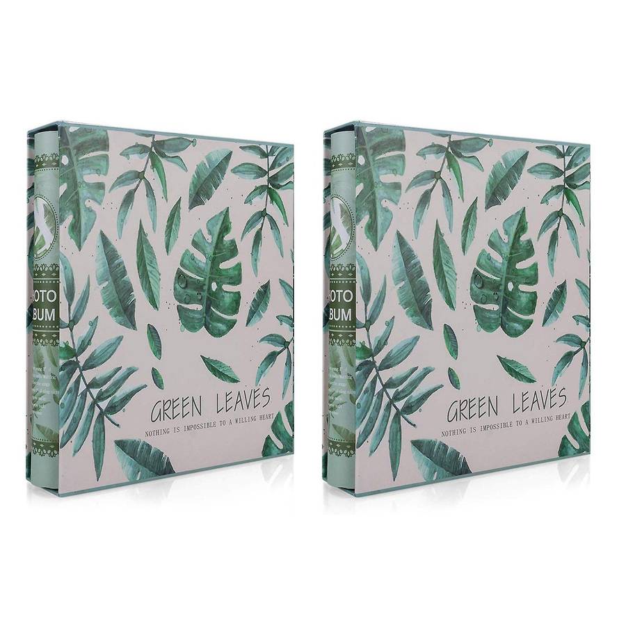 Photo Album Slip In Case with 200 Pockets 6 X 4 Inch Family Albums