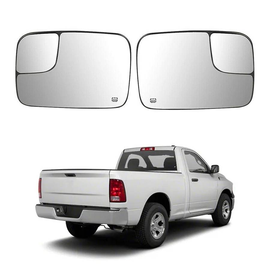 Front Heated Rear View Mirror Lens Glass for Dodge Ram 1500 1998-2010