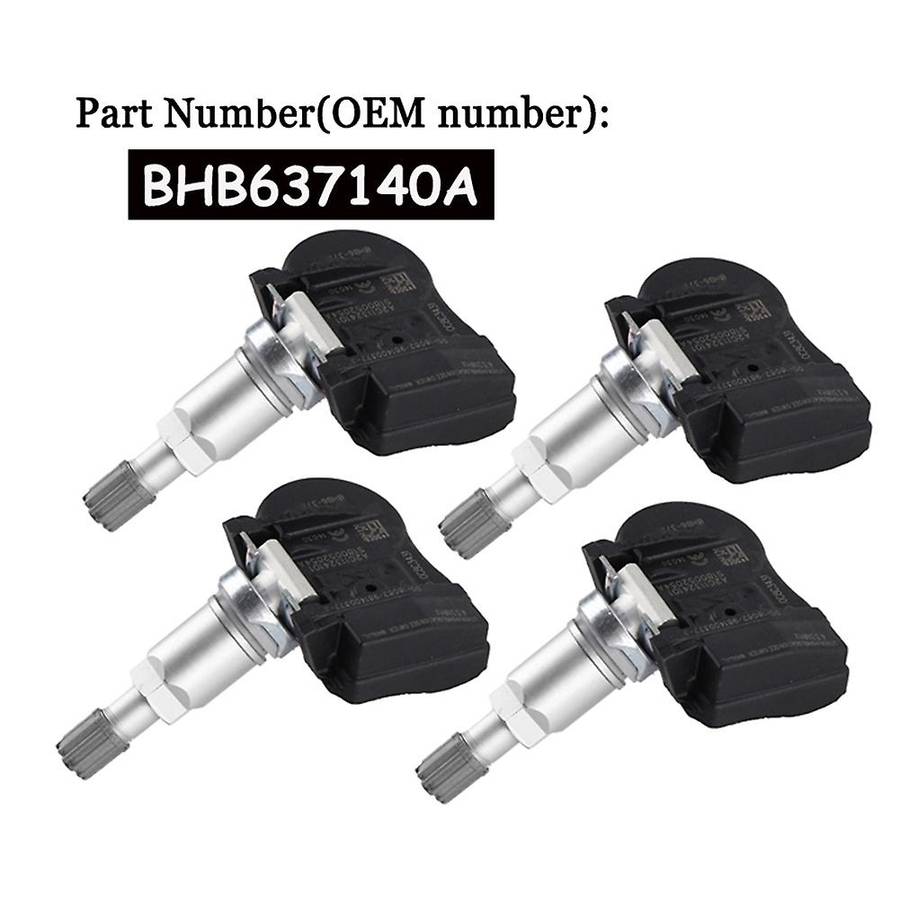 4 Pcs/lot Bhb637140a 433 Mhz Tire Pressure Sensor Tpms
