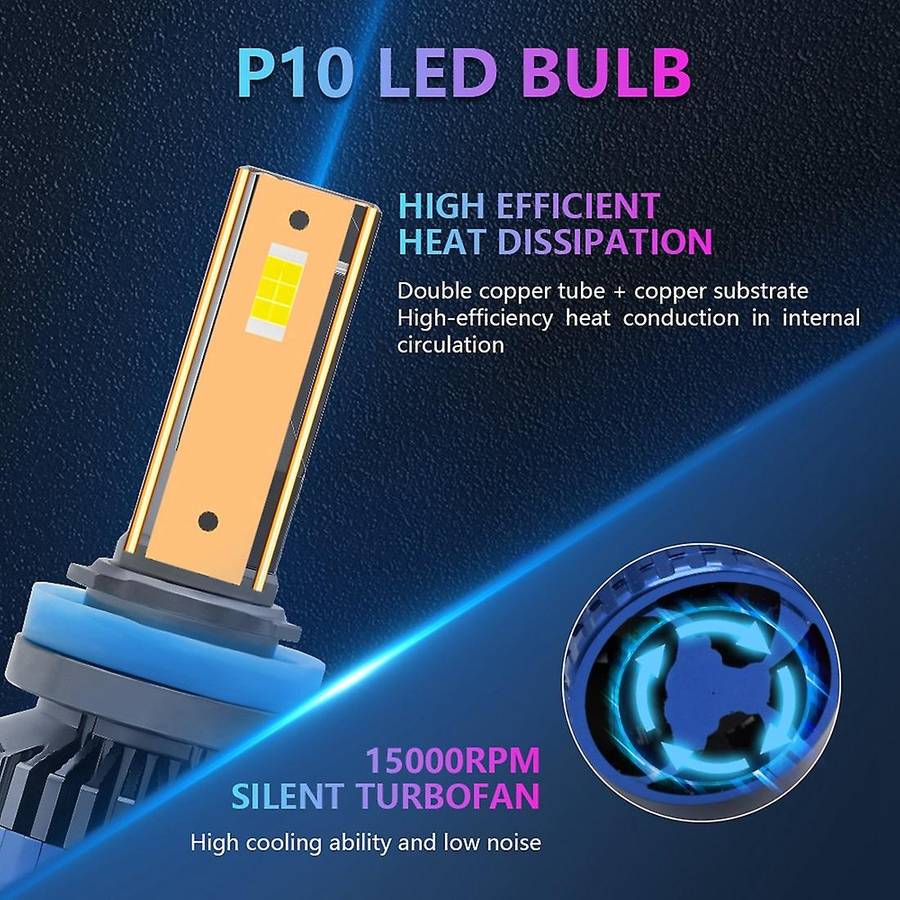 Car Led Light Bulbs Headlight 400w 60000lm Fog Lights (h8/h9/h11)