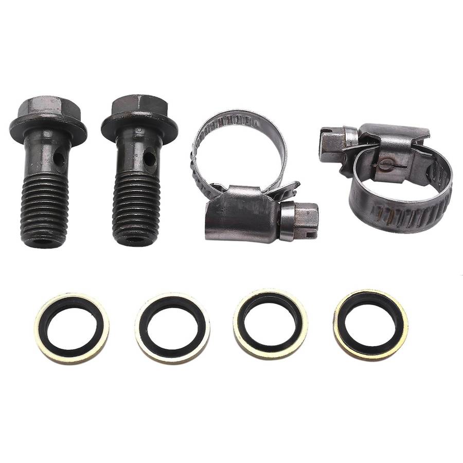 Motorcycle Oil Cooler 4 Rows Mesh with 10mm Tubling for 50cc-160cc
