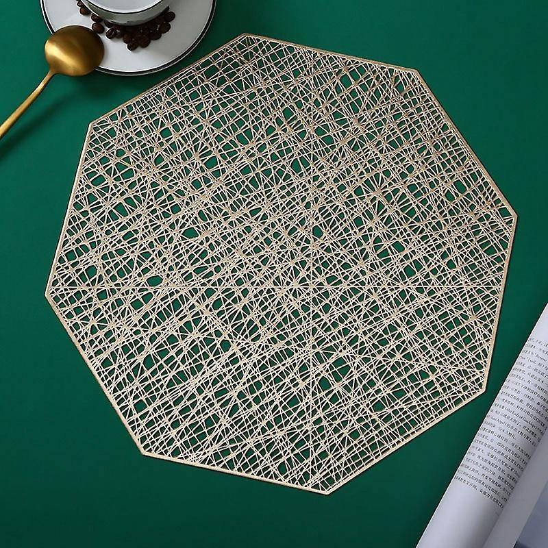 12pcs Non-slip Pvc Placemats Table Mats Heat-insulated Pad Mat Decor