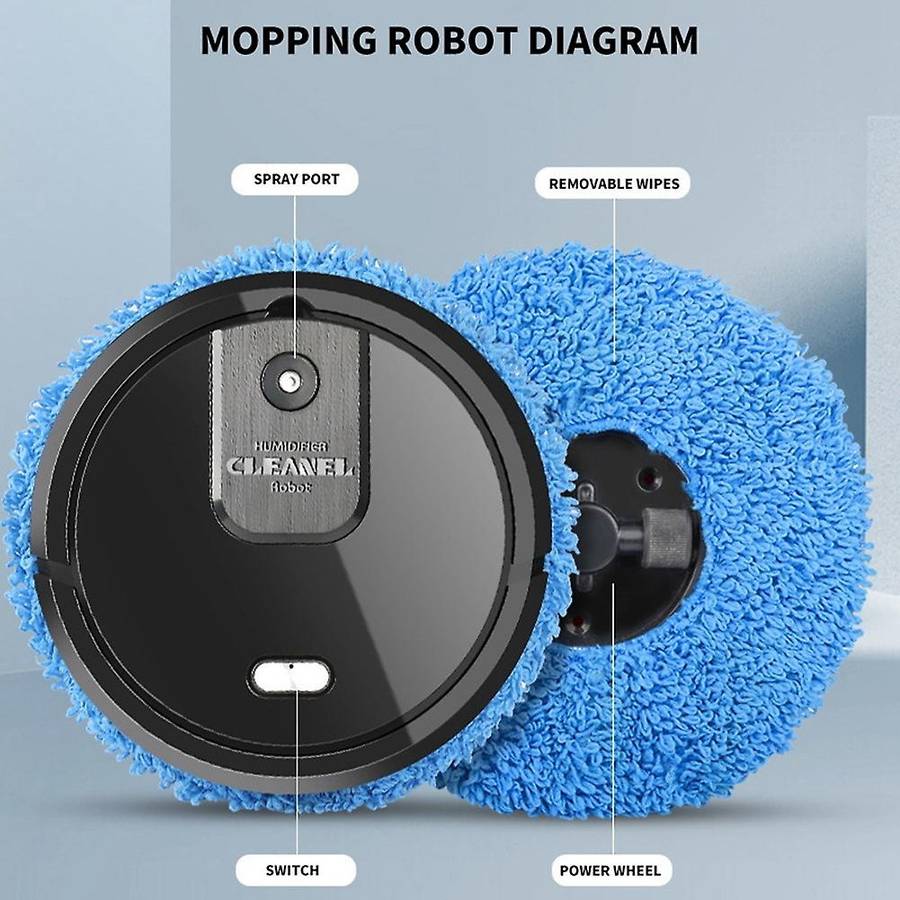 Smart Robot Vacuum Cleaner Sweeping Mopping Smart Mop Robot-c