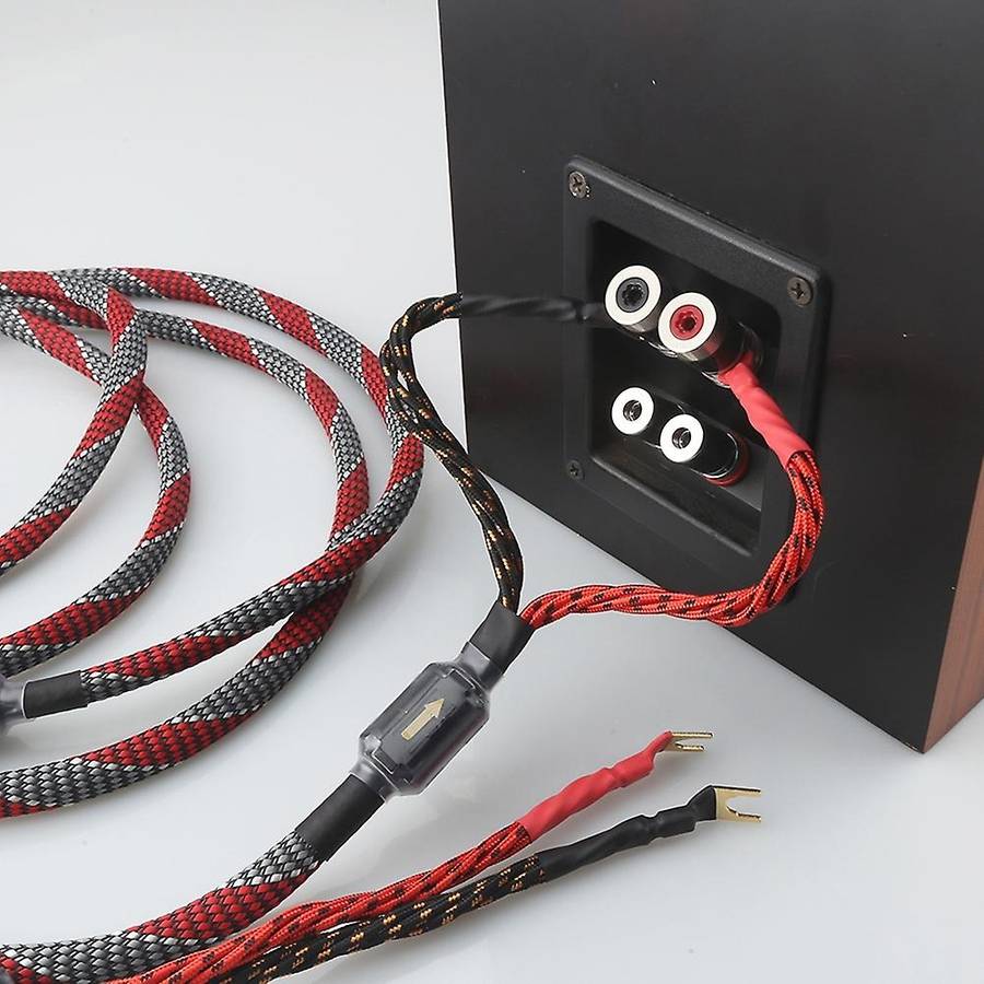 One Pair Oxygen-free Copper(ofc)audio Hifi Speaker Cable(16cores Y-y)