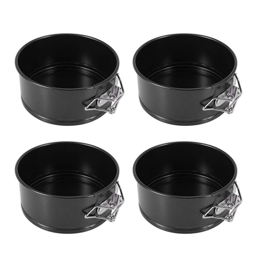 4-inch Mini Springform Pan Set - 12 Piece Nonstick Cheesecake Pan