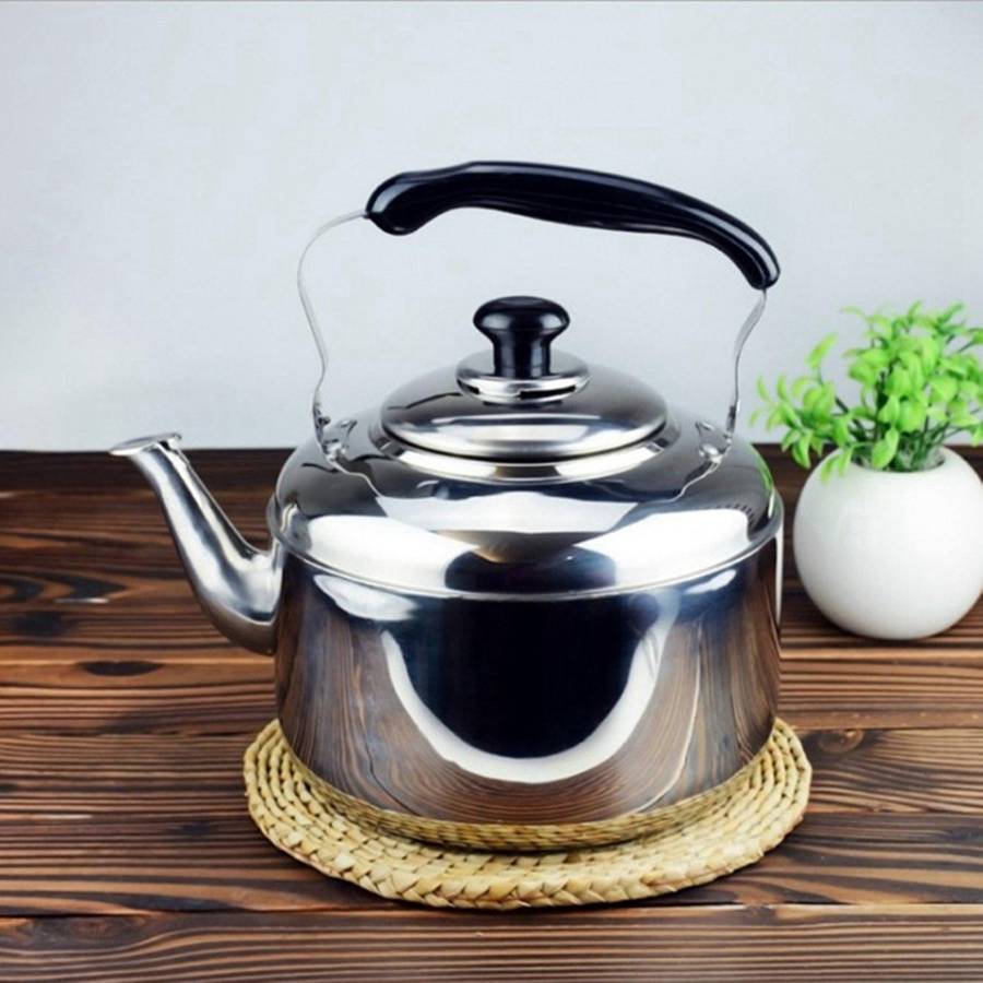 Stainless Steel Kettle Whistling Tea Kettle Coffee Stovetop 4l