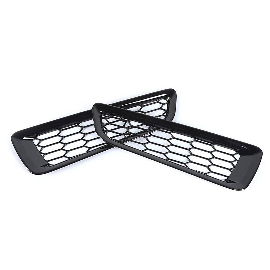 Front Bumper Decoration Cover Trim Sticker,abs Black